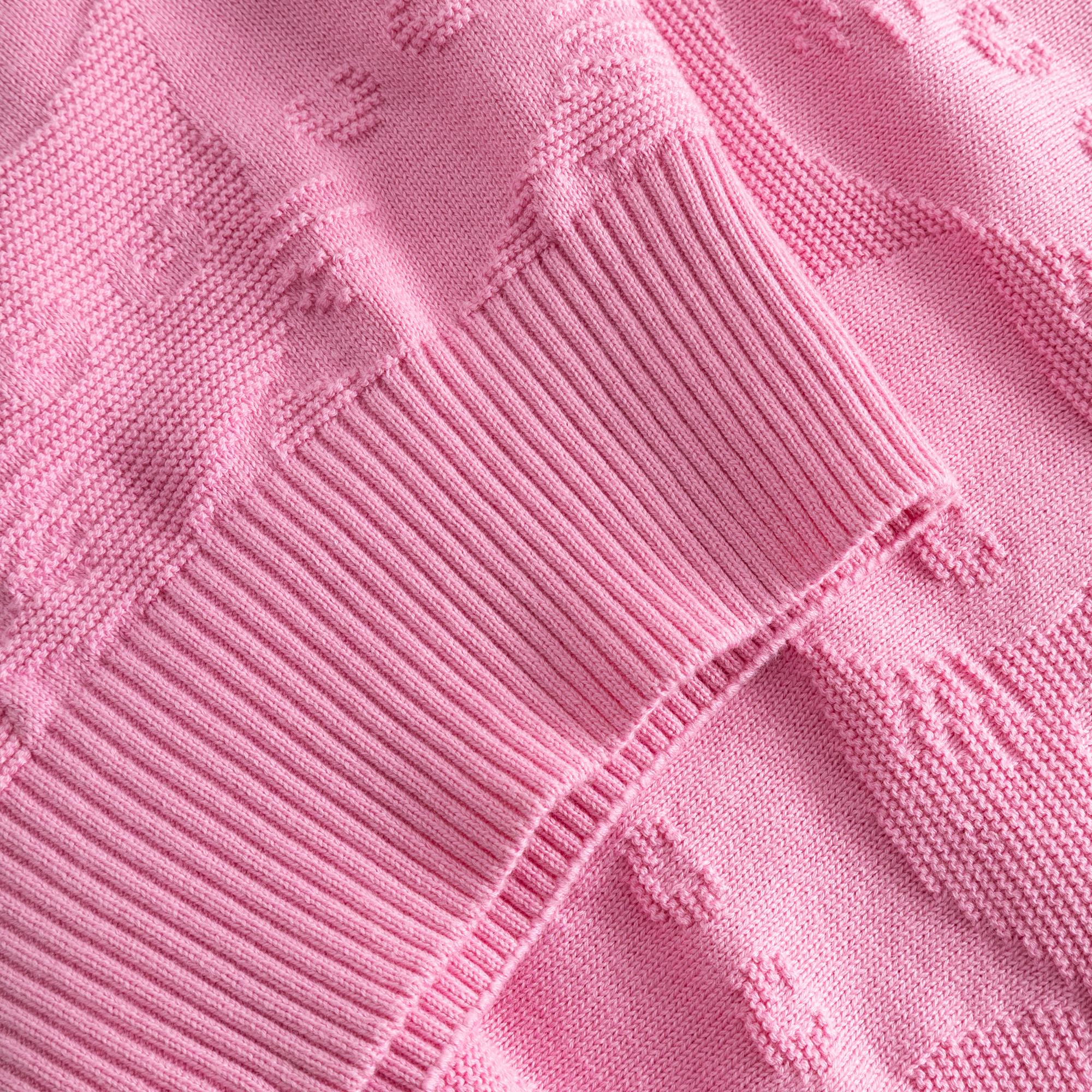 Dedicated Husie Pepita Cats Knit Moonlite Pink Damen Strickpullover pink